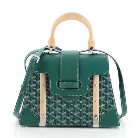 goyard saigon pm green|saigon pm bag.